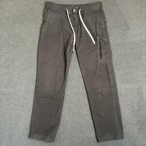 Vuori Ripstop Pants Womens Medium Gray Joggers Elastic Waist